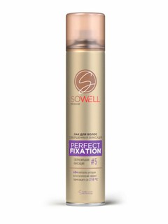 Лак для волос "SoWell" Perfect Fixation Совершенная фиксация сверхсильной фиксации,300 см3