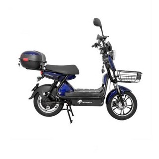 Elektroskuter Drongo JK-saca, Qora / Ko'k (Maksimal tezlik 35 km/soat, Yurish masofasi 70 km, Dvigatel quvvati 500 Vt)
