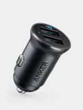 Автомобильное зарядное устройство Anker PowerDrive 2 Alloy Black