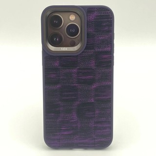 iPhone 15 Pro Max uchun Kajsa Glamorous Collection Imperial binafsharang g'ilofi