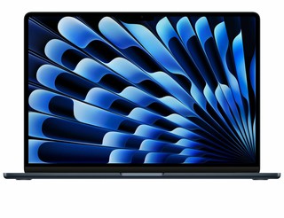 Ноутбук MacBook Air 15.3" Apple M3 (8C CPU/10C GPU), 8 ГБ, 256 ГБ, Тёмная ночь