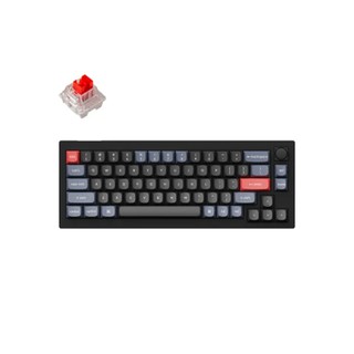 Клавиатура Keychron V2 68 Key QMK K PRO Red Hot-Swap RGB Knob Carbon, черный