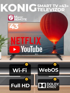 Телевизор Konig Led 43-9000 webOS Smart