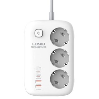 Сетевой фильтр Ldnio 3X 2USB PD SE3436 65W 2M