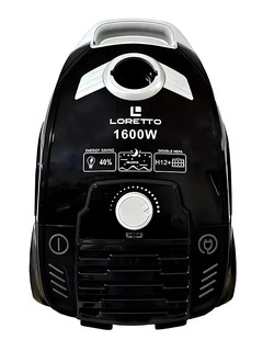 Пылесос Loretto LVC-1602BL Мощность двигателя 1600 Вт, мощность всасывания 400 Вт, Гарантия от производителя 3 года