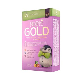 Cухая молочная смесь NUPPI GOLD 3 12м+ 300 г