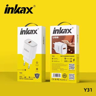 Зарядное устройство INKAX Y31 QC3.0, белый