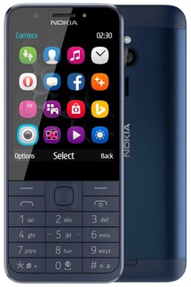 Кнопочный телефон 230, синий 4G Dual SIM с двумя камерами и поддержкой 4G – надежный и стильный выбор