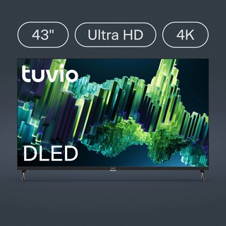 43” Телевизор Tuvio 4К ULTRA HD DLED Frameless на платформе Google TV, TD43UFBCV5, черный