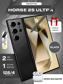 Смартфон Horse 25 ultra 8/128 ГБ, 5000 мАч, с ручкой, стиль Samsung S25 ultra, android