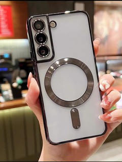 Чехол для Samsung S24Fe, S25, S25 Plus, S25 Ultra, с Magsafe, прозрачный, силиконовый