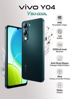 Смартфон Vivo Y04 4/64GB