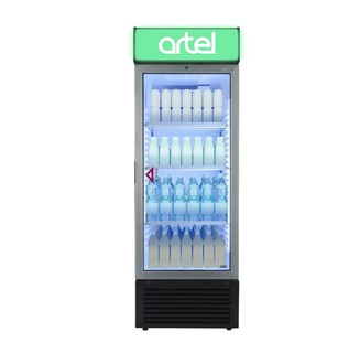 Холодильник Artel HS390SN, зелёный