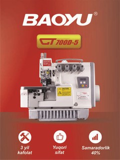 Sanoat tikuv mashinasi "GT-700D-5"