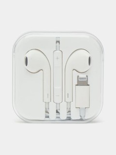 Проводные наушники для iPhone, Lightning, Bluetooth, с анимацией