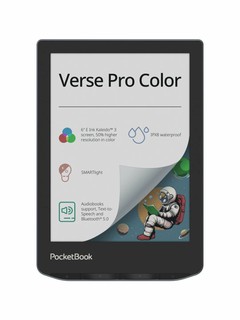 Электронная книга PocketBook Verse Pro Color PB634K3-1-CIS, E-Ink, цветная, Bluetooth, Wi-Fi