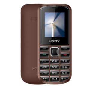 Кнопочный телефон Novey 102 , Коричневый
