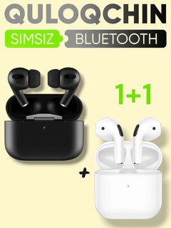 Беспроводные наушники Pro 5, Pro 2, Pods 3, для iPhone и Android 1+1