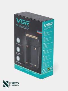 Электробритва VGR V-353, со встроенным триммером, беспроводной портативный шейвер