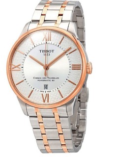 Мужские наручные часы Tissot Chemin des Tourelles Automatic, серебристый