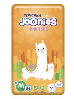 Подгузники-трусики детские Joonies Standart M (6-11кг) 52шт