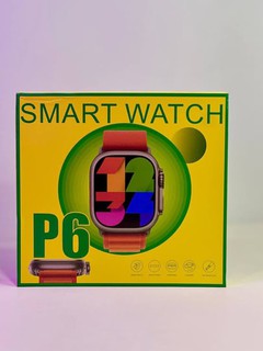 Aqlli soat p6 SMART WACH 8+1 soat remishog zaryadka kabel va airpods ajoyib so'vg'a