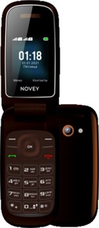 Мобильный телефон Novey 118, коричневый