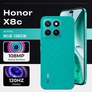 Смартфон Honor X8C 8/128 ГБ, зеленый