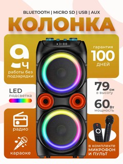 Портативная колонка Sing-E ZQS 10218, черный