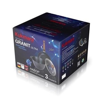 Набор кухонной посуды Kukmara №16 Granit Ultra (Blue)