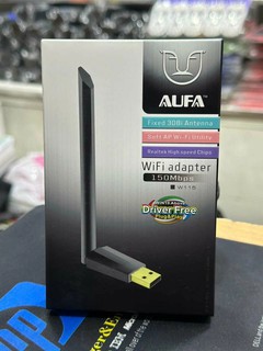 Сетевой USB Wi-Fi-адаптер Alfa W115, для ПК и ноутбуков, скорость до 150 Мбит/сек, 2,4 ГГц, черный