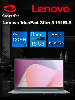 Ноутбук Lenovo Slim 5 i7 13620H 16ГБ 512ГБ SSD 14" WUXGA Серый