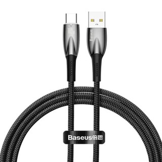 Кабель USB-кабель для USB-C Baseus Glimmer Series CADH000401, 100 Вт, 1 м (черный)