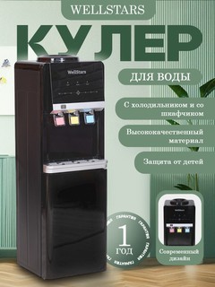 Suv uchun kuler WellStars, pastgi qismi sovutgich va shkaflik