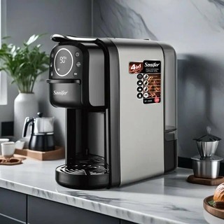 Кофемашина 4 в 1 Sonifer SF-3585, подходит для капсульного и молотого кофе