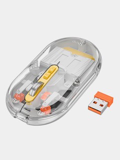 Simsiz sichqoncha Hoco GM35 General, 2.4G+Bluetooth, DPI 800–1600, batareya 300 mA·so‘m