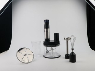 Погружной блендер Bemonde BM-HB1018, 5 в 1, с чоппером, 800 Вт