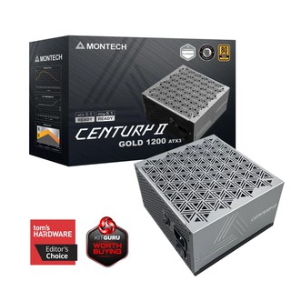 Блок питания Montech Century II 1200 W 80 Plus Gold (ATX v3.1, полностью модульный)