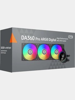 PcCooler DA360 Pro ARGB Digital BK – мощная система жидкостного охлаждения