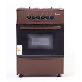 Газовая плита Ferre BT60G-40 BR-ECO ULTRA 64л, 4 газ конфорки, стальная решетка Просторная и функциональная духовка