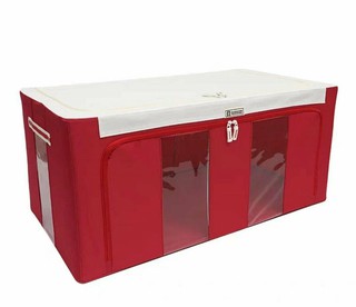 Прочный органайзер для одежды с металлическим каркасом, 130 Л