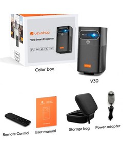 Byintek V30 + 1080p TOF Лазерная автофокусировка Светодиодная лампа Android 9