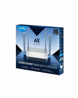 CUDY WR3000S AX3000 Gigabit Wi-Fi 6 Mesh Router Модель: CUDY WR3000S Стандарт Wi-Fi: Wi-Fi 6 (802.11ax)