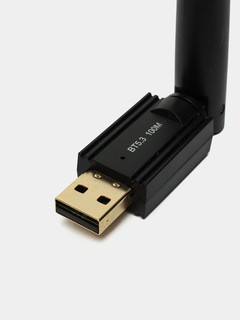 Bluetooth адаптер 5.3 для компьютеров с антенной для ПК Real Plug & Play Class 1z