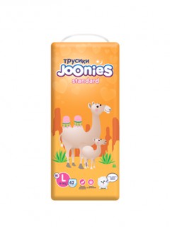 Подгузники-трусики детские Joonies Standart L (9-14кг) 42шт