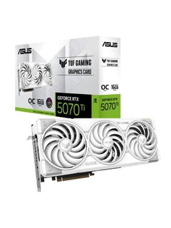 Videokarta ASUS TUF Gaming GeForce RTX™ 5070 Ti 16GB GDDR7 White OC Edition