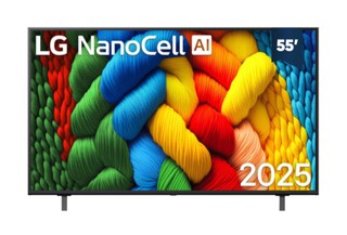 Телевизор 4K UHD LG 55NANO80A6B 55 ", черный