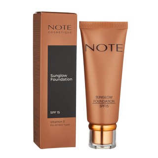 Тональный крем NOTE SUN GLOW FOUNDATION 125 SPF15 (30 ml)