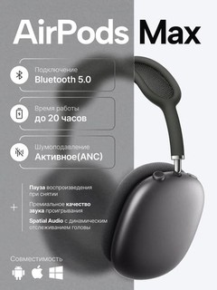 Беспроводные наушники AirPods Max, Bluetooth