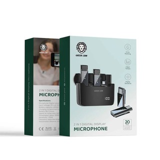 Микрофон-петличка Green Lion 2in1 Wireless Microphone for Type-c